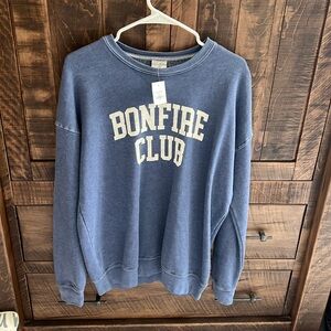 Bonfire club sweatshirt. Never been worn